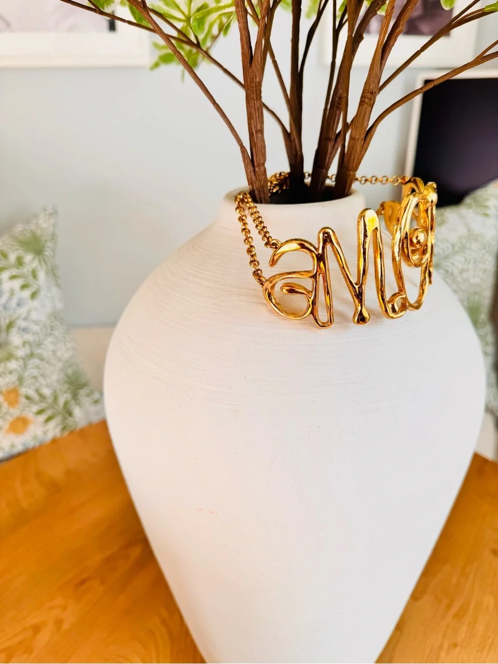 Zara Gold Statement Necklace